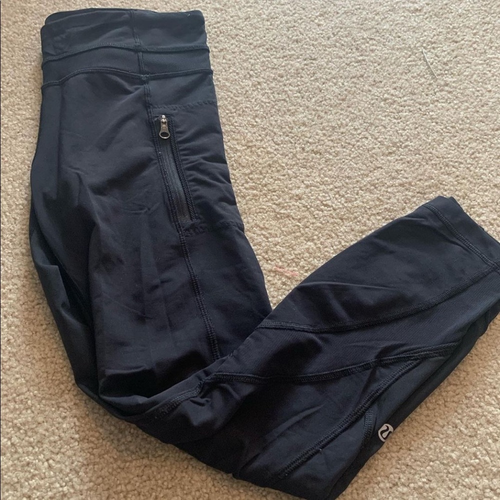 7/8 length mesh lululemon leggings